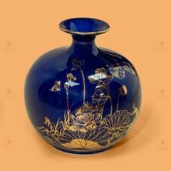 Quả Hút Lộc Men Màu Bảo Liên Bình An Vẽ Vàng