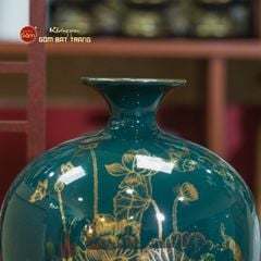 Quả Hút Lộc Men Màu Bảo Liên Bình An Vẽ Vàng