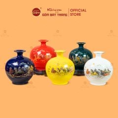 Quả Hút Lộc Men Màu Mã Đáo Thành Công Màu Vẽ Vàng