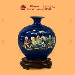 Quả Hút Lộc Men Màu Mã Đáo Thành Công Màu Vẽ Vàng