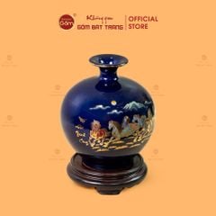 Quả Hút Lộc Men Màu Mã Đáo Thành Công Màu Vẽ Vàng