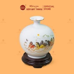 Quả Hút Lộc Men Màu Mã Đáo Thành Công Màu Vẽ Vàng