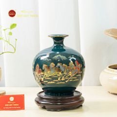 Quả Hút Lộc Men Màu Mã Đáo Thành Công Màu Vẽ Vàng