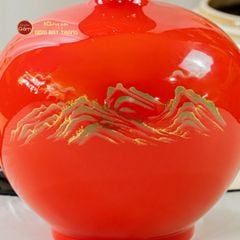 Quả Hút Lộc Men Màu Mã Đáo Thành Công Màu Vẽ Vàng