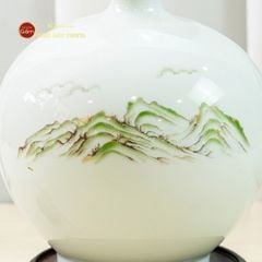 Quả Hút Lộc Men Màu Mã Đáo Thành Công Màu Vẽ Vàng