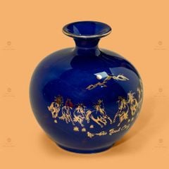 Quả Hút Lộc Men Màu Mã Đáo Thành Công Vẽ Vàng