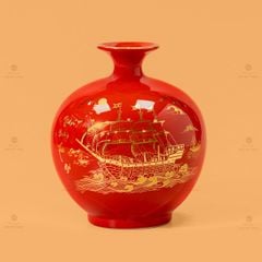 Quả Hút Lộc Men Màu Thuận Buồm Xuôi Gió Vẽ Vàng