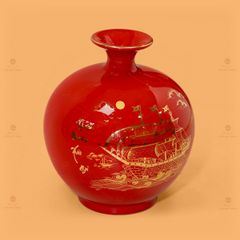 Quả Hút Lộc Men Màu Thuận Buồm Xuôi Gió Vẽ Vàng