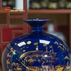 Quả Hút Lộc Men Màu Thuận Buồm Xuôi Gió Vẽ Vàng