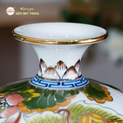 Quả Hút Lộc Niên Niên Hữu Dư Bạch Bảo Vẽ Vàng