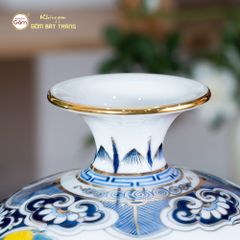 Quả Hút Lộc Thuận Buồm Xuôi Gió Hồng Vận Én Đào Bạch Bảo Vẽ Vàng