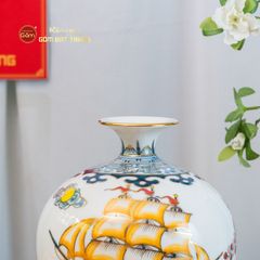 Quả Hút Lộc Thuận Buồm Xuôi Gió Hồng Vận Én Đào Vẽ Vàng