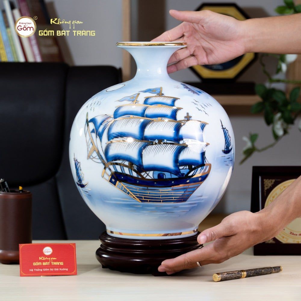 Quả Hút Lộc Thuận Buồm Xuôi Gió Mã Đáo Thành Công Bạch Bảo Vẽ Vàng
