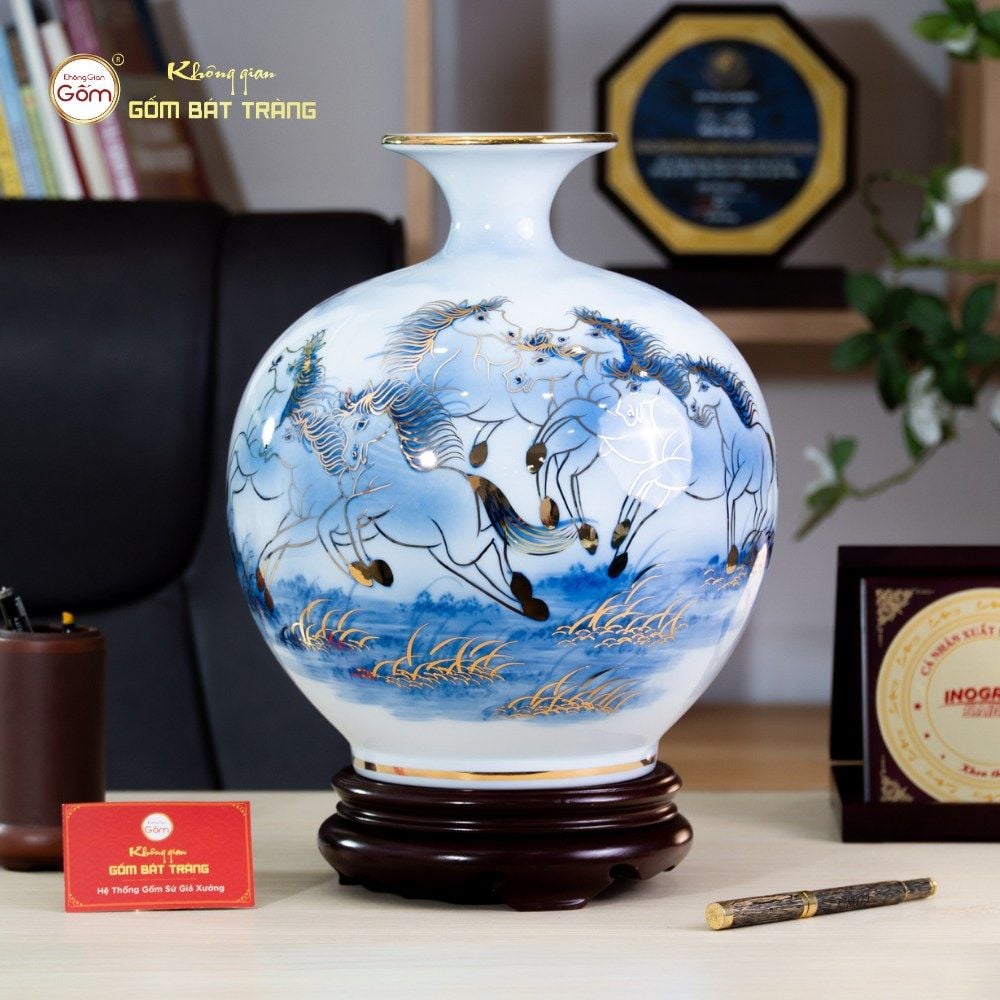 Quả Hút Lộc Thuận Buồm Xuôi Gió Mã Đáo Thành Công Bạch Bảo Vẽ Vàng