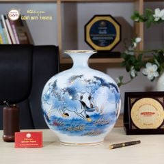 Quả Hút Lộc Thuận Buồm Xuôi Gió Mã Đáo Thành Công Bạch Bảo Vẽ Vàng