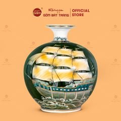 Quả Hút Lộc Thuận Buồm Xuôi Gió Thanh Liên Bình An Lục Bảo Vẽ Vàng