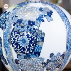 Quả Hút Lộc Tứ Quý Cổ Đồ Bạch Bảo Vẽ Vàng