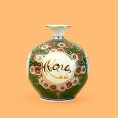 Quả Hút Lộc Xanh Ngọc An Khang Thịnh Vượng Tứ Hoa Phú Quý Vẽ Vàng