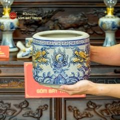 [Set Cơ Bản] Bộ Đồ Thờ Bác Hồ Men Rạn (10 món)