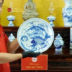 [Set Cơ Bản] Bộ Đồ Thờ Phật Men Lam (11 món)