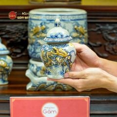 [Set Cơ Bản] Bộ Đồ Thờ Phật Men Rạn (11 món)