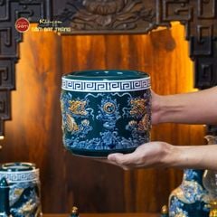 [Set Cơ Bản] Bộ Đồ Thờ Thần Tài Thổ Địa Men Lục (9 món)