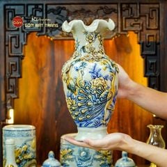 [Set Cơ Bản] Bộ Đồ Thờ Thần Tài Thổ Địa Men Rạn (9 món)