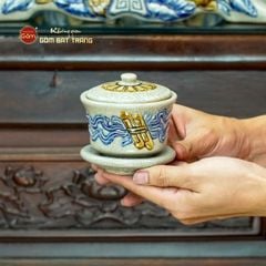 [Set Hào Gia] Bộ Đồ Thờ Gia Tiên Men Rạn (30 món)