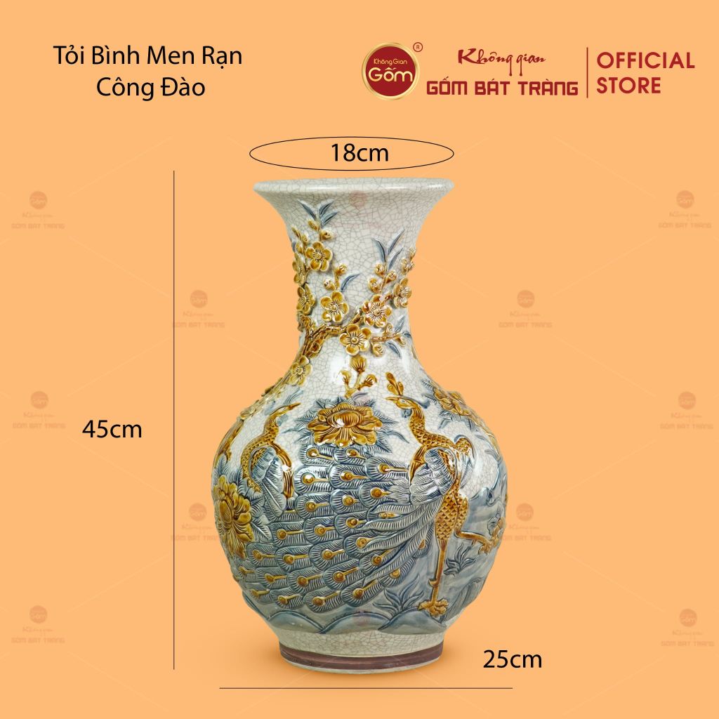 Tỏi Bình Men Rạn Công Đào