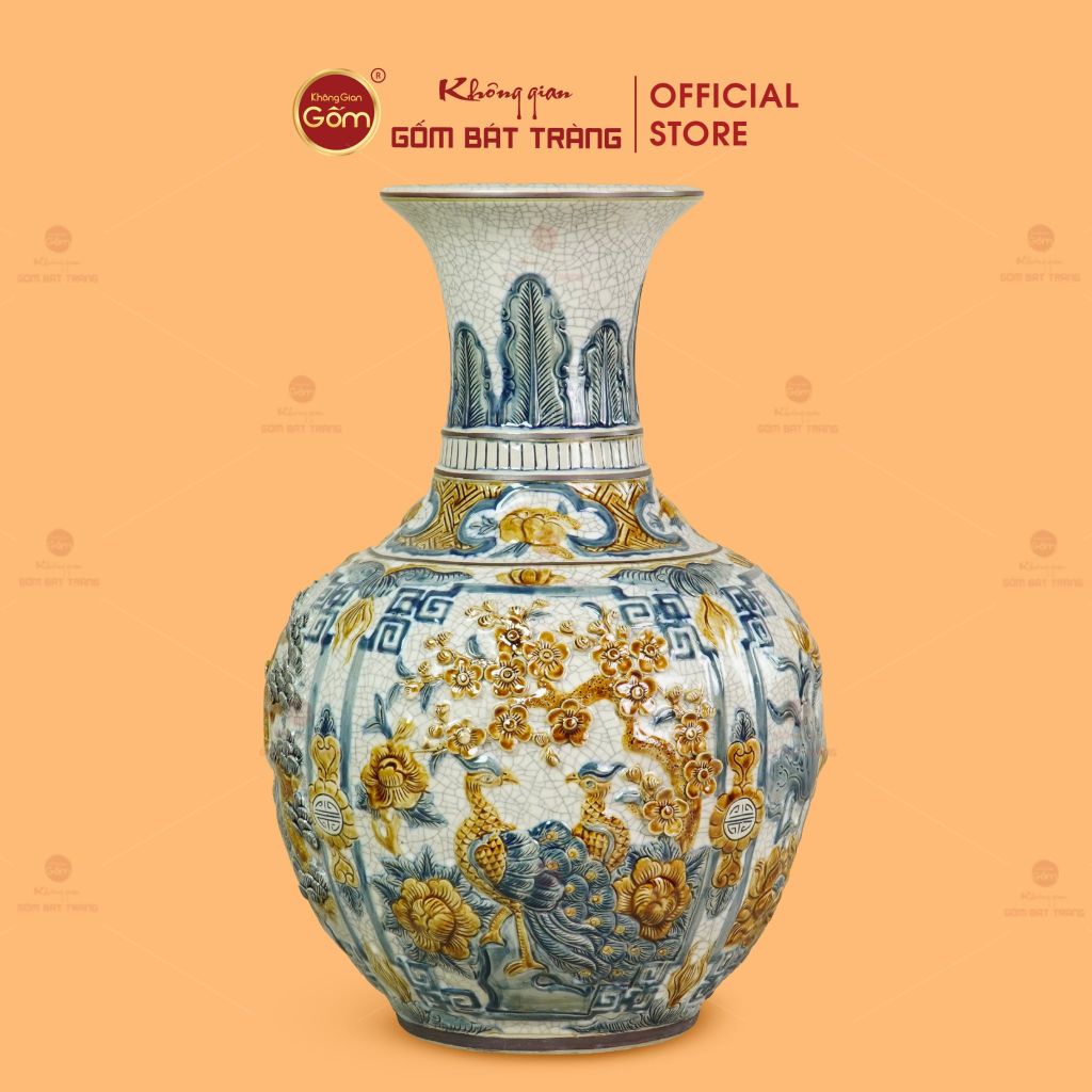 Tỏi Bình Men Rạn Tứ Cảnh