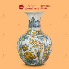 Tỏi Bình Men Rạn Tứ Cảnh