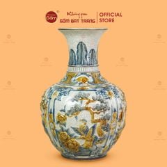 Tỏi Bình Men Rạn Tứ Cảnh