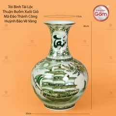 Tỏi Bình Tài Lộc Thuận Buồm Xuôi Gió Mã Đáo Thành Công Huỳnh Bảo Vẽ Vàng