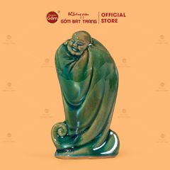 Tượng Di Lặc Ngũ Phúc Men Xanh Ngọc