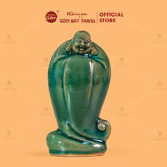 Tượng Di Lặc Ngũ Phúc Men Xanh Ngọc