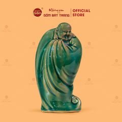 Tượng Di Lặc Ngũ Phúc Men Xanh Ngọc