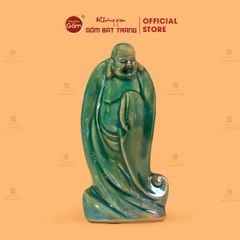 Tượng Di Lặc Ngũ Phúc Men Xanh Ngọc