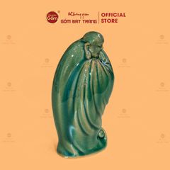 Tượng Di Lặc Ngũ Phúc Men Xanh Ngọc