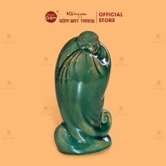 Tượng Di Lặc Ngũ Phúc Men Xanh Ngọc