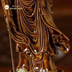 Tượng Địa Tạng Vương Bồ Tát Cầm Tích Trượng Minh Châu