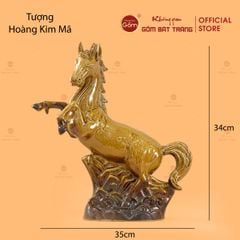Tượng Ngựa Hoàng Kim Mã
