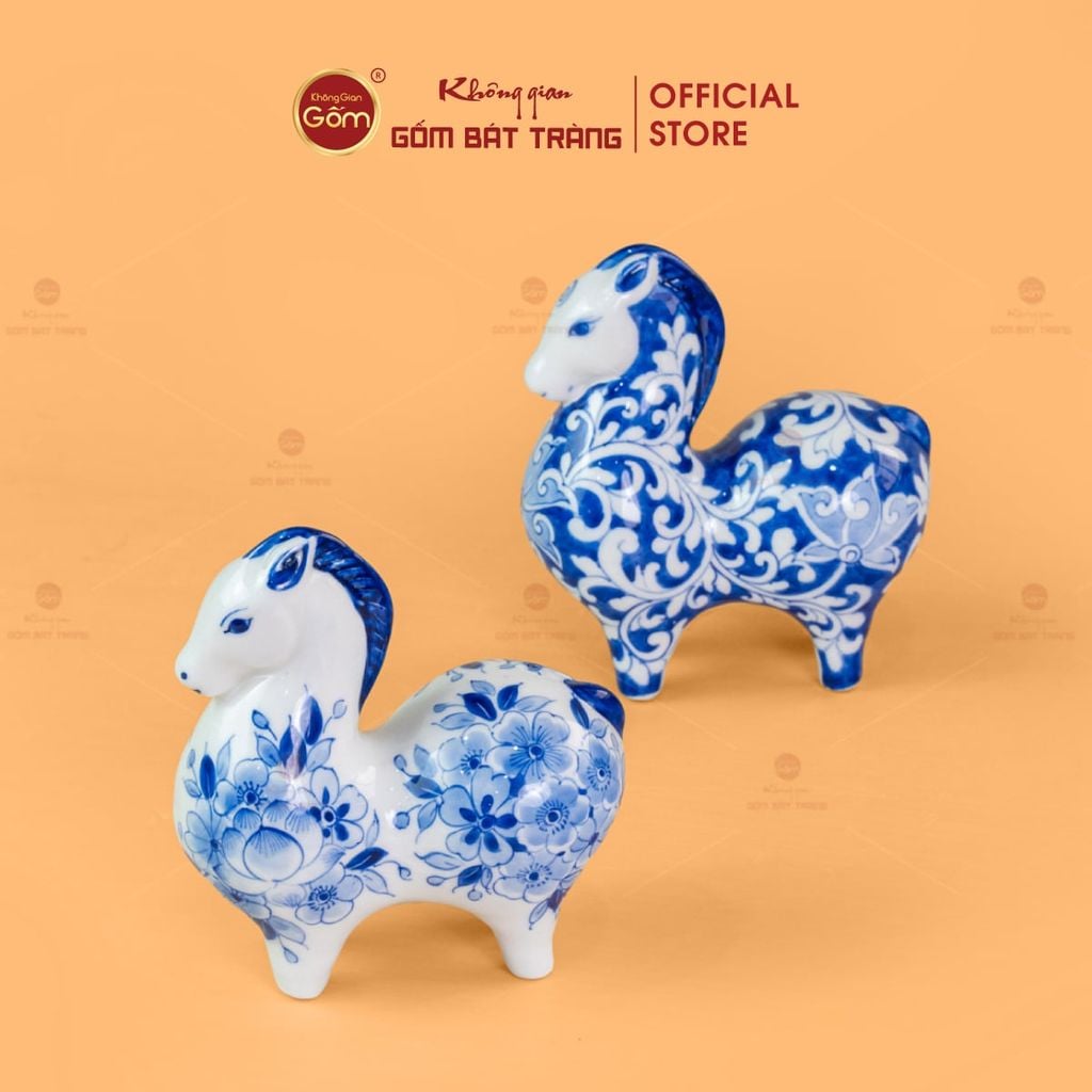 Tượng Ngựa Men Lam