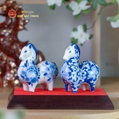 Tượng Ngựa Men Lam