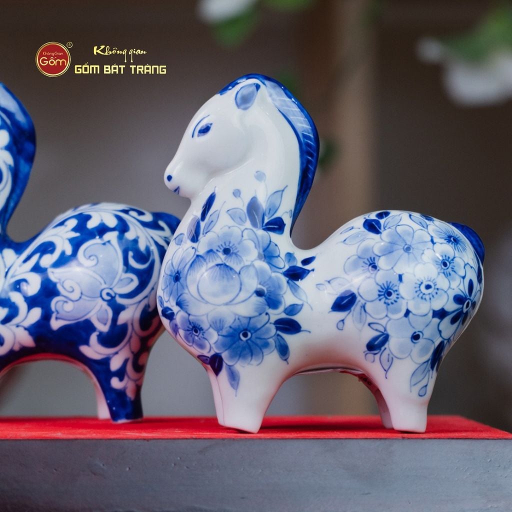 Tượng Ngựa Men Lam