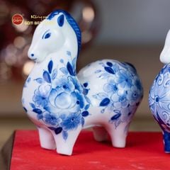 Tượng Ngựa Men Lam