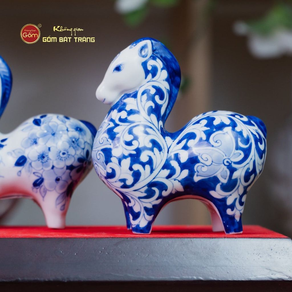 Tượng Ngựa Men Lam