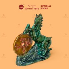 Tượng Ngựa Men Màu Vạn Sự Như Ý Mã Đáo Thành Công