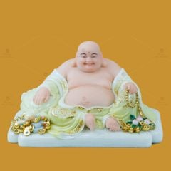 Tượng Phật Di Lặc Trái Đào Vàng Phú Quý