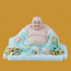 Tượng Phật Di Lặc Trái Đào Phỉ Thúy