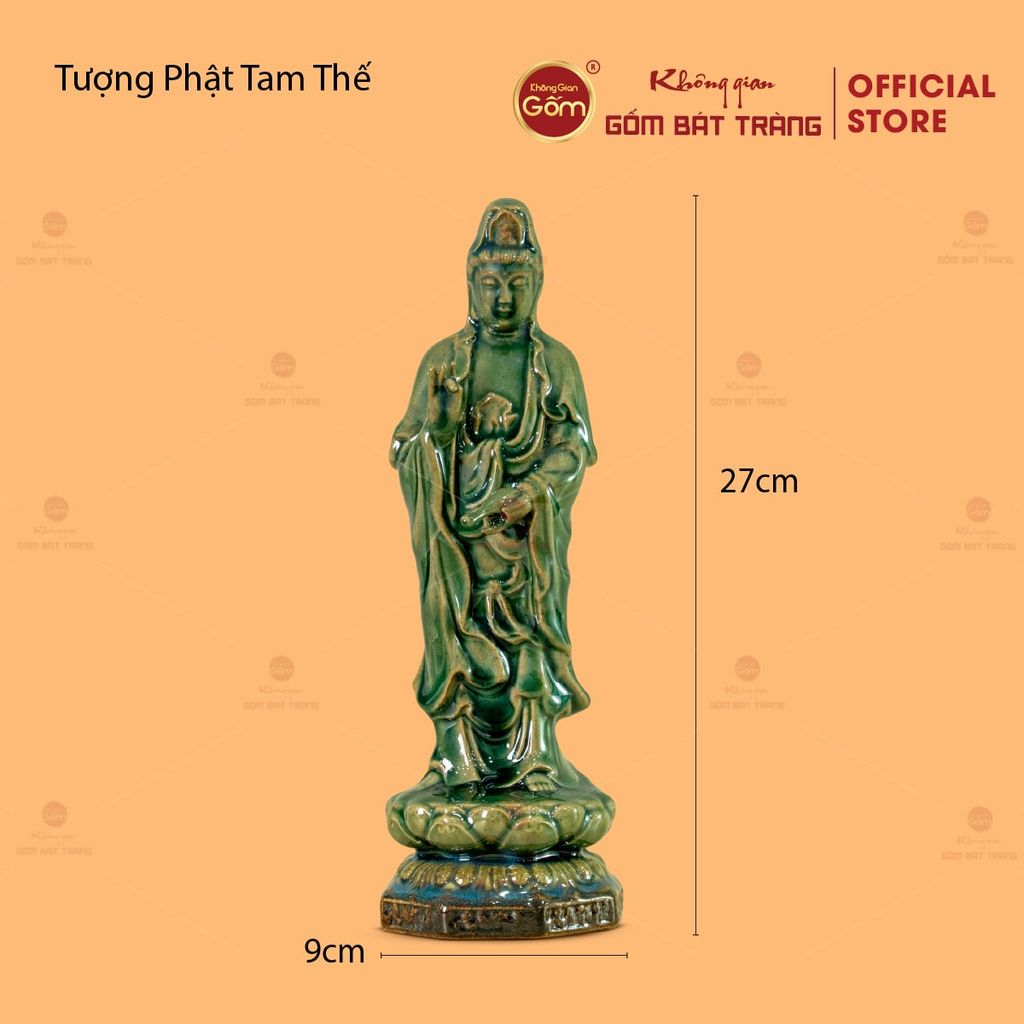Bộ 3 Tượng Phật Tam Thế